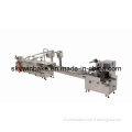 Two Rows (2+1) Biscuit Creaming Machine Connected High Speed Package Machine